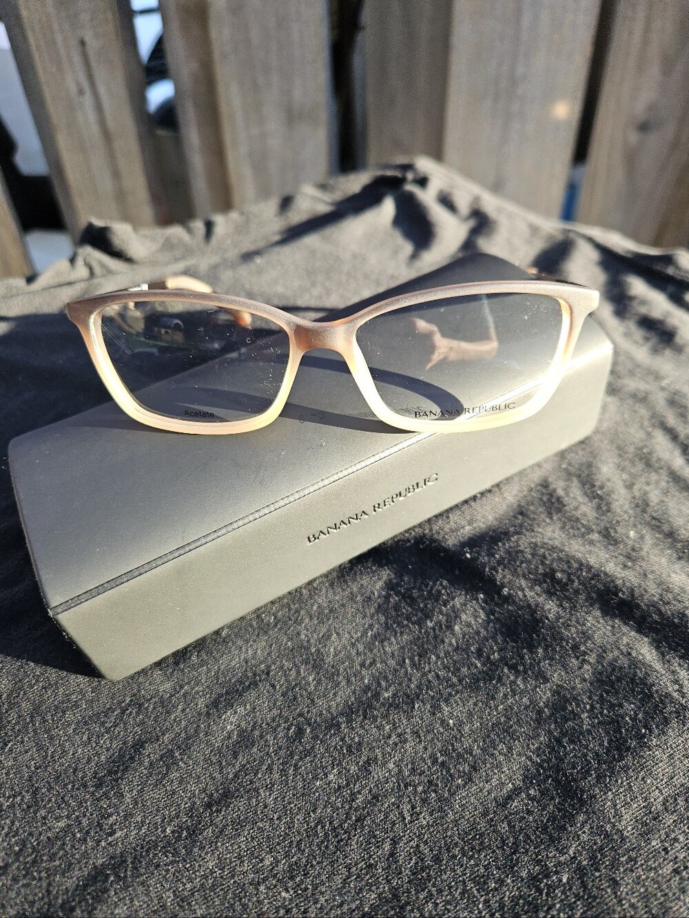 Banana Republic Cate Eyeglasses - 0JVA Matte Brown Fade 130